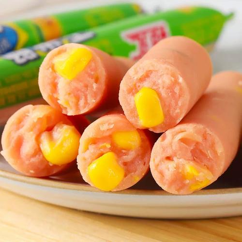 鲜在香甜玉米肠20g迷你小香肠泡面搭档火腿肠q弹脆嫩香肠零食批发开袋