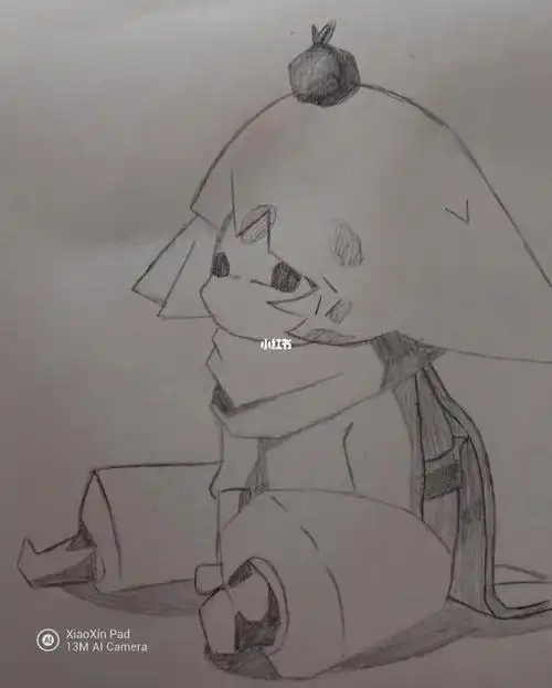 第一张是原图第二张是我画的光遇平菇