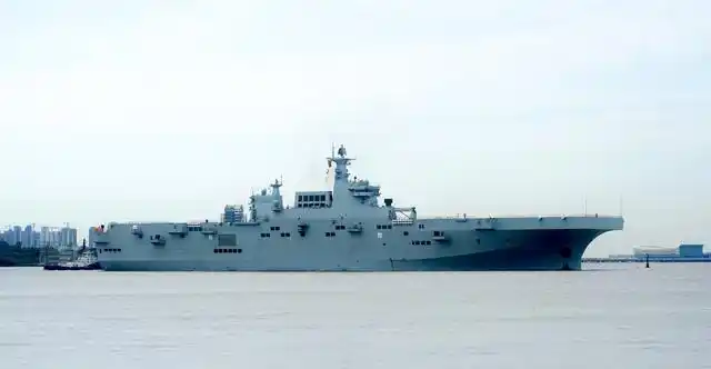 首艘075型两栖攻击舰海上试航!巴西人热议:中国可能制造4到6艘