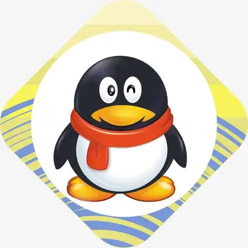 手绘社交qq软件图标设计