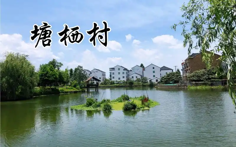 杭州临平的美丽乡村塘栖村,风景美如画,整个村犹如一个水景公园_哔哩