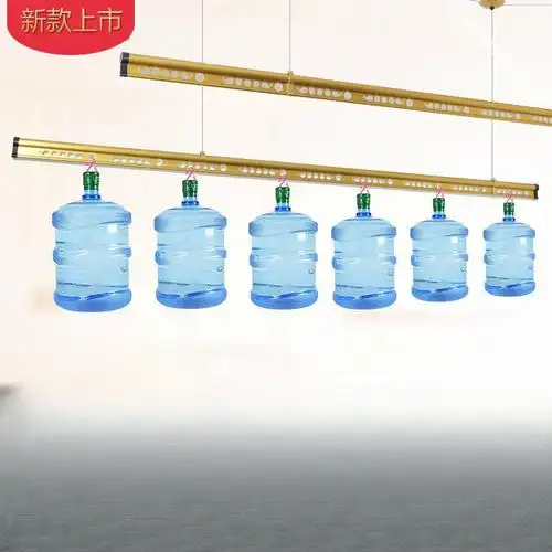 手摇晾衣架阳台双杆升降加厚晾衣杆晒被双杆式自动室内晒凉衣架