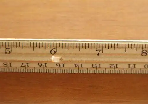 zakka杂货 16cm单面松木尺 韩版清新办公学习用具 现货批发 良品