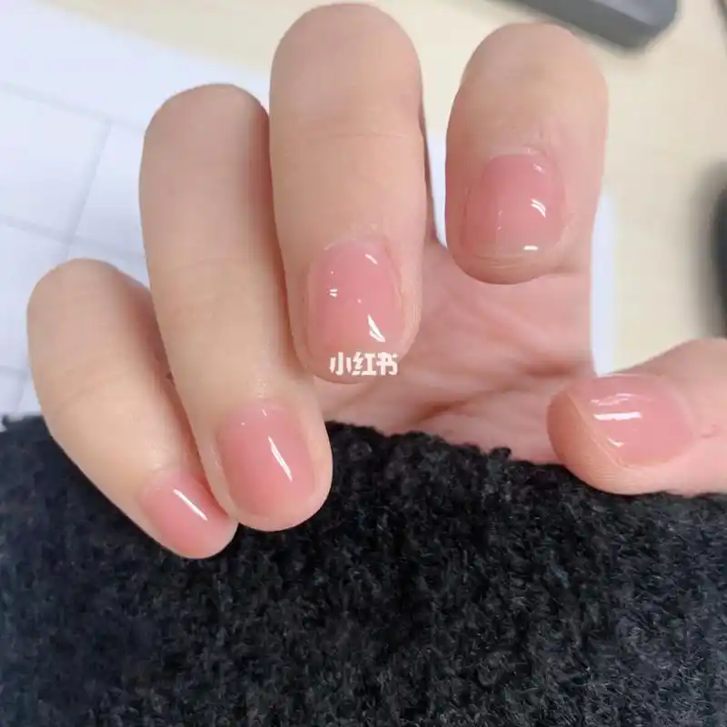 春日里的美甲之元气肉粉色!