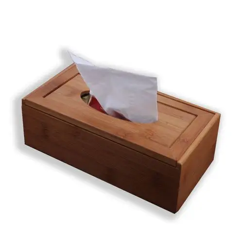 纸巾竹制翻盖收纳家用餐厅酒店办公室餐巾盒抽纸巾盒