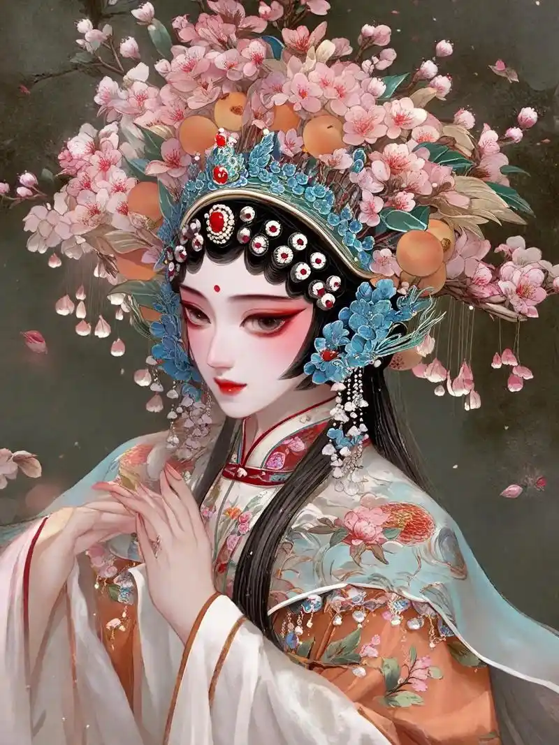 【京剧花旦】长袖善舞,风姿卓越.京剧,曾称平剧,中国五大戏曲 - 抖音