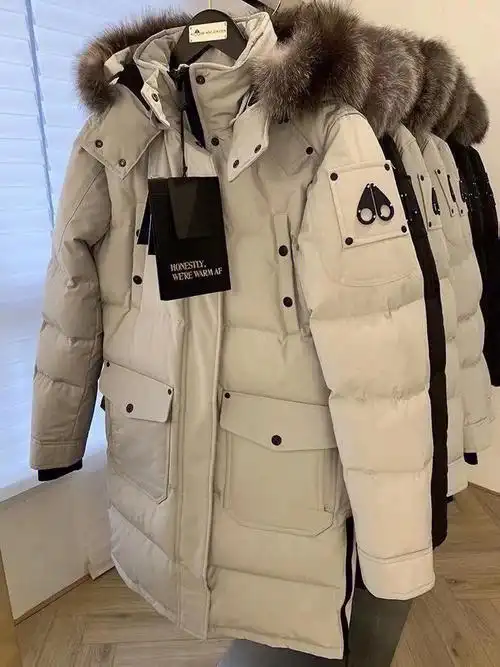 加拿大剪刀羽绒服中长款