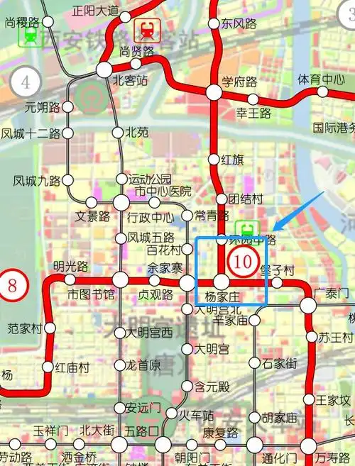 西安地铁10号线起点是哪个站