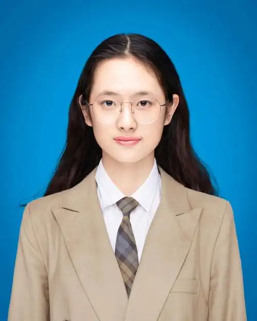 蓝底证件照68元的证件照