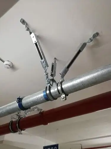 湖北厂家现货批发单管侧向风管抗震支架可来图定制