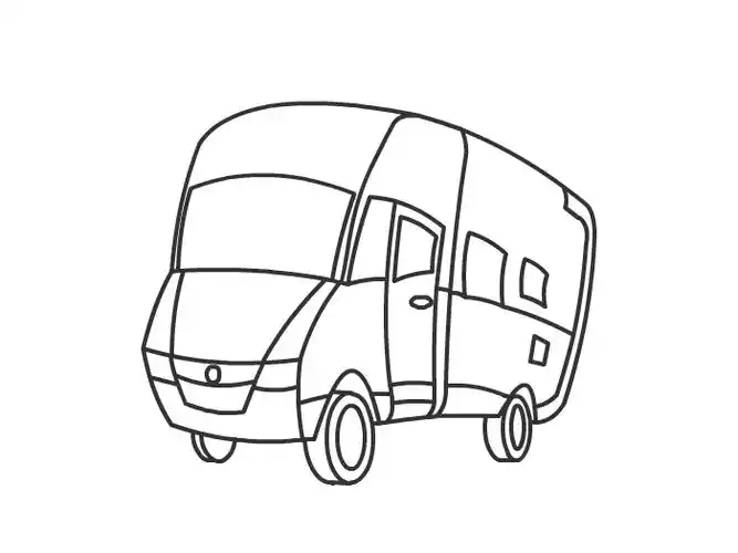 房车怎么画 房车怎么画简单又漂亮 简笔画房车怎么画-养娃家