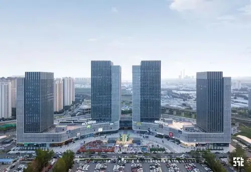 天津市西青区的新城市中心看似性冷淡风其实充满活力