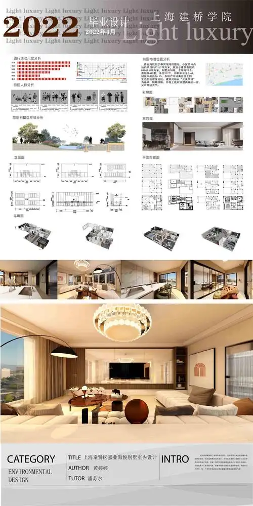 环境设计专业室内方向毕业设计作品一