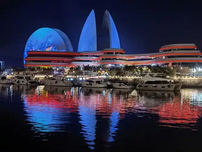 新年珠海大贝壳夜景