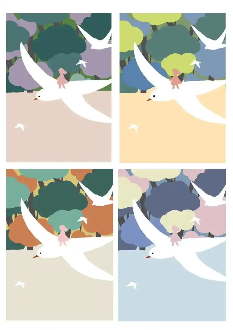 配色#procreate绘画 #零基础学画画 #ipad绘画 - 抖音