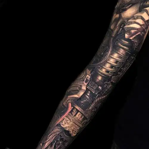 机械臂轮回:这一次设计与义务不_纹身吧社区 - 纹身大咖