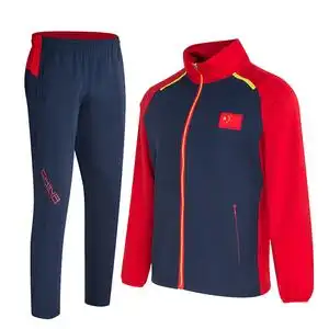 纯棉中国队运动服男女国家队奥运会服装运动员出场服国旗国服定制_2