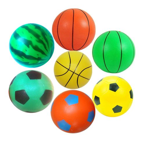 儿童足球玩具 婴幼儿_婴儿小皮球玩具6寸小篮球足球西瓜球男孩儿童