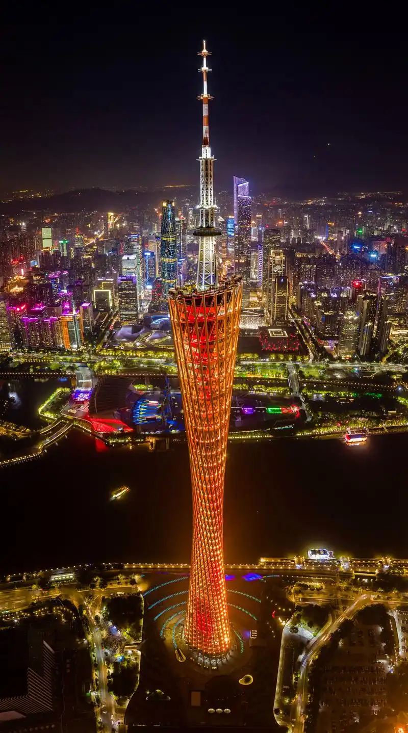 广州中轴线夜景
