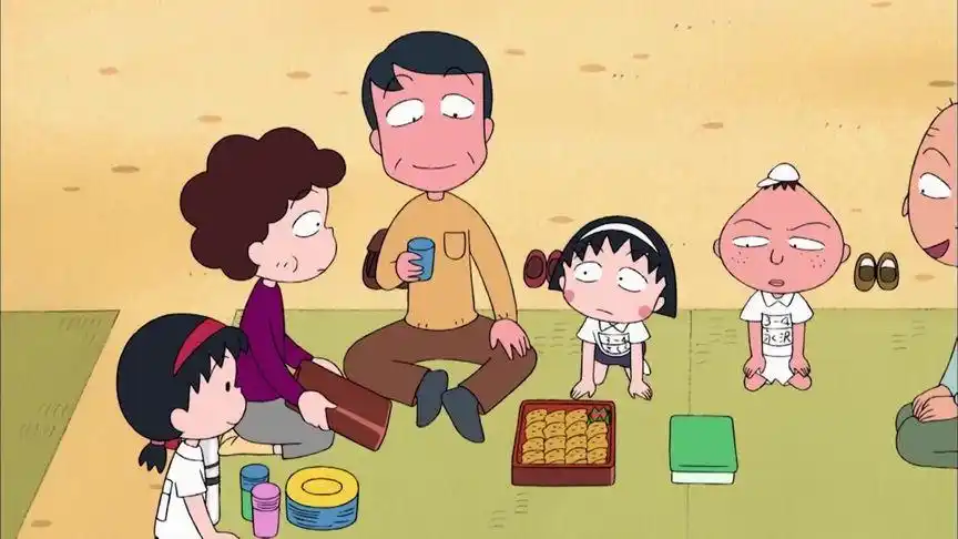 樱桃小丸子1:丸子邀请永泽一起吃饭,永泽一脸满不在乎的样子