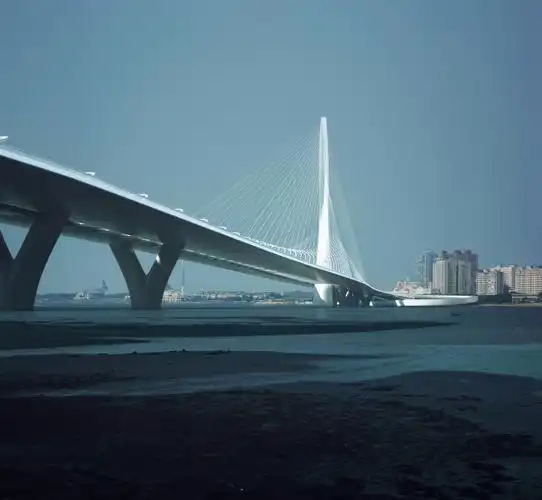 巨匠电脑分享 将评价为全球最长的单塔斜张桥