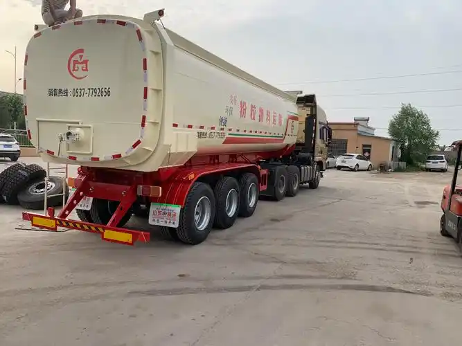 罐式后翻自卸半挂车