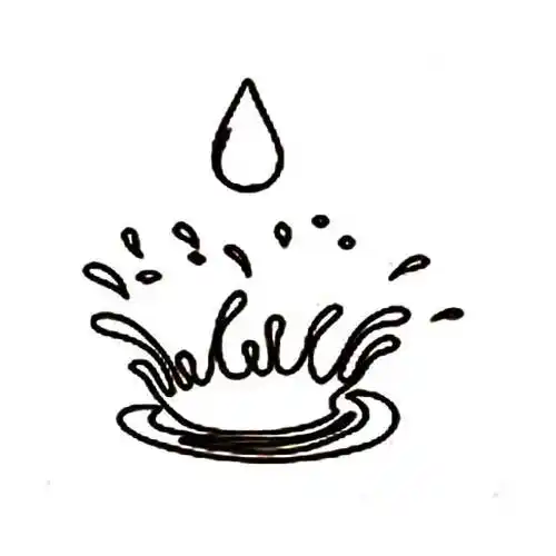 水滴简笔画图片可爱,水滴简笔画彩色