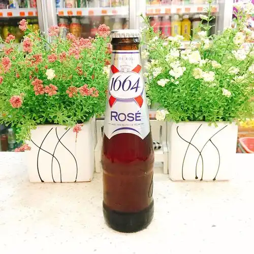 法国克伦堡凯旋1664白啤酒250ml(玫瑰味) - 零食蜜语