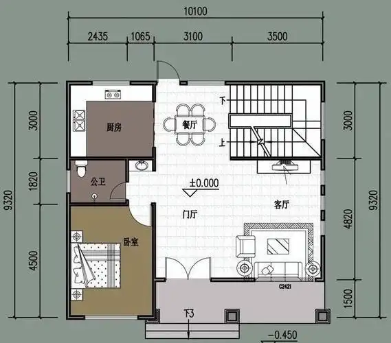 气派|盖房子要有"样",有面子,要省钱,这套10米面宽二层别墅做到了