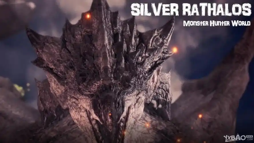 怪物猎人世界银色雄火龙mod
