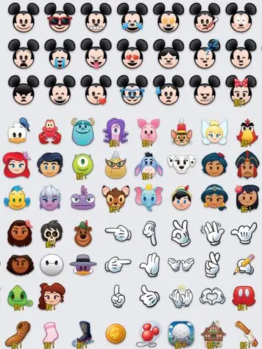 或许你喜欢迪士尼的emoji吗