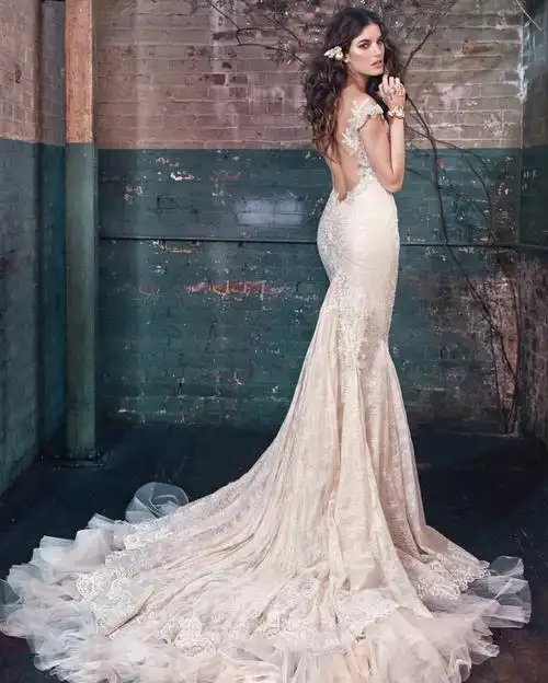 galialahavblossom鱼尾婚纱