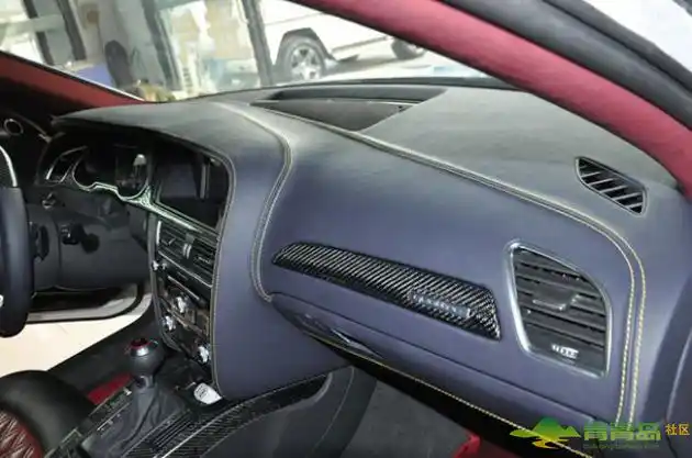 奥迪a4l全车内饰改装,多图分享