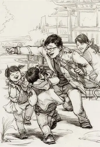 华艺名画室速写组合赏析