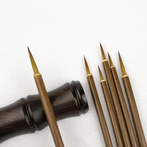 包邮谱源堂依文勾线白描工笔画国画文房四宝初学大中勾线笔