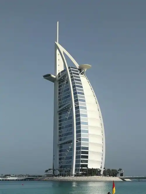 迪拜的标志性建筑 迪拜塔和帆船酒店 2019.1.31