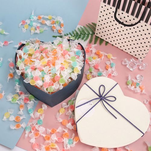【情人节礼物】莹白磨砂千纸鹤糖果混合果味多彩糖生日节日送礼品