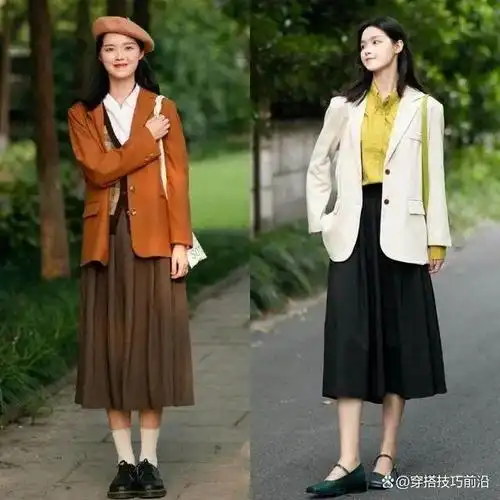 欣赏过n种穿搭,揭示伞裙的"时尚奇门",女性不可错失