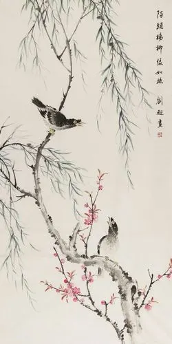 刘超:一组简简单单的花鸟,赏心悦目!