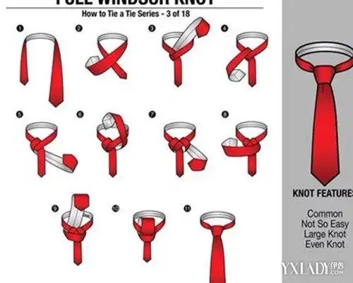 【图】经典领带打法图解简单 为你增添男士的气质魅力