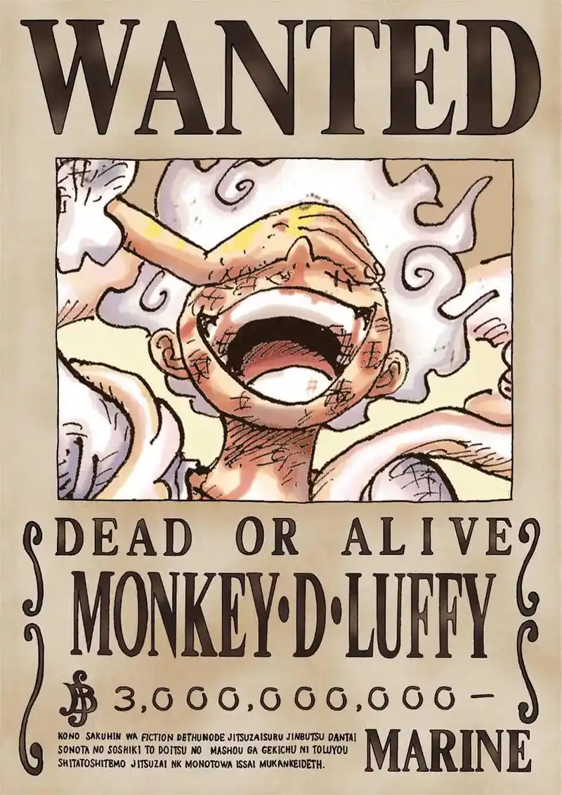 路飞30亿通缉令修正版来喽,这次的颜色,对了吧?#路飞5档  - 抖音