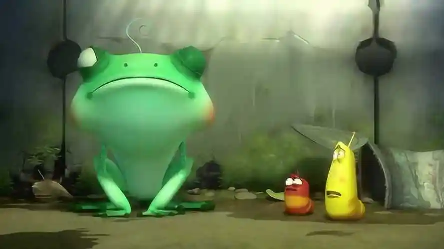 爆笑虫子,大青蛙来到虫子面前,会怎么样呢