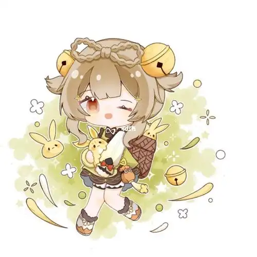 新女儿好可爱啊啊啊啊图可以保存自用#q版  #绘画  #原神  #瑶瑶