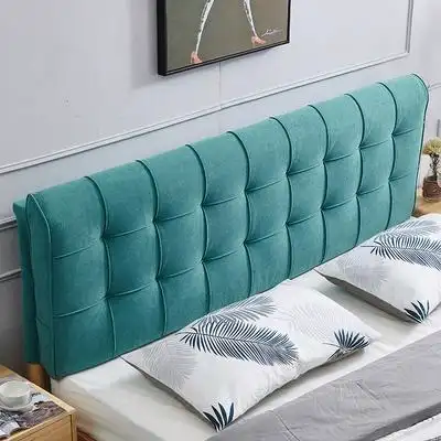 可拆洗 床头靠垫  榻榻米床头软包套现代轻奢简约床上靠枕大靠背