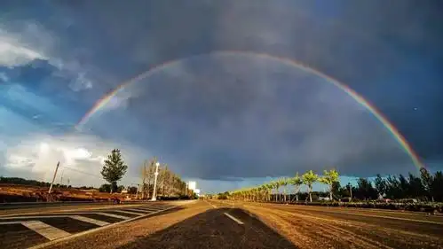 【实拍】微友爆料彩虹下的永清!