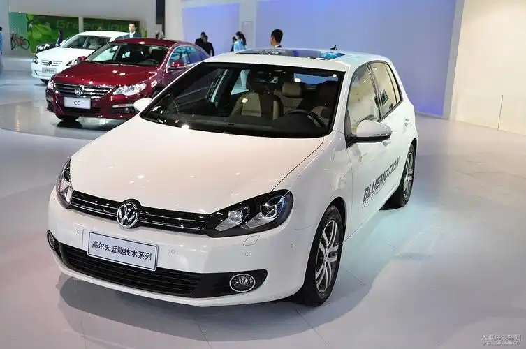 车展图片 2010广州车展 大众 高尔夫bluemotion车身颜色 内饰颜色