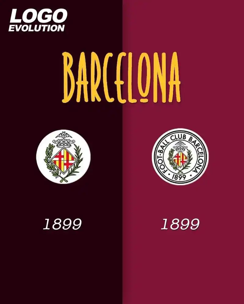 西甲双雄队徽演变史.