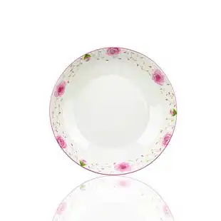 特价 正品韵唐柔情似水7寸富贵盘 饭盘 汤盘 菜盘子 陶瓷餐具