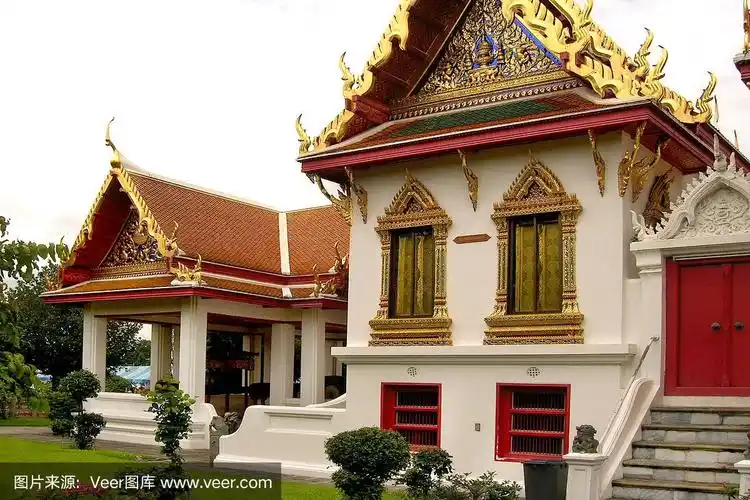 泰国,传统,旅途,高雅,房屋