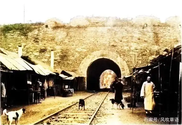 老照片:民国时期的南京城门